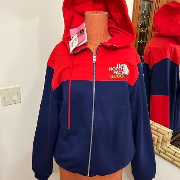 Men’s Gucci X North face cotton jacket size XS fits like medium made in Italy - Picture 3 of 12